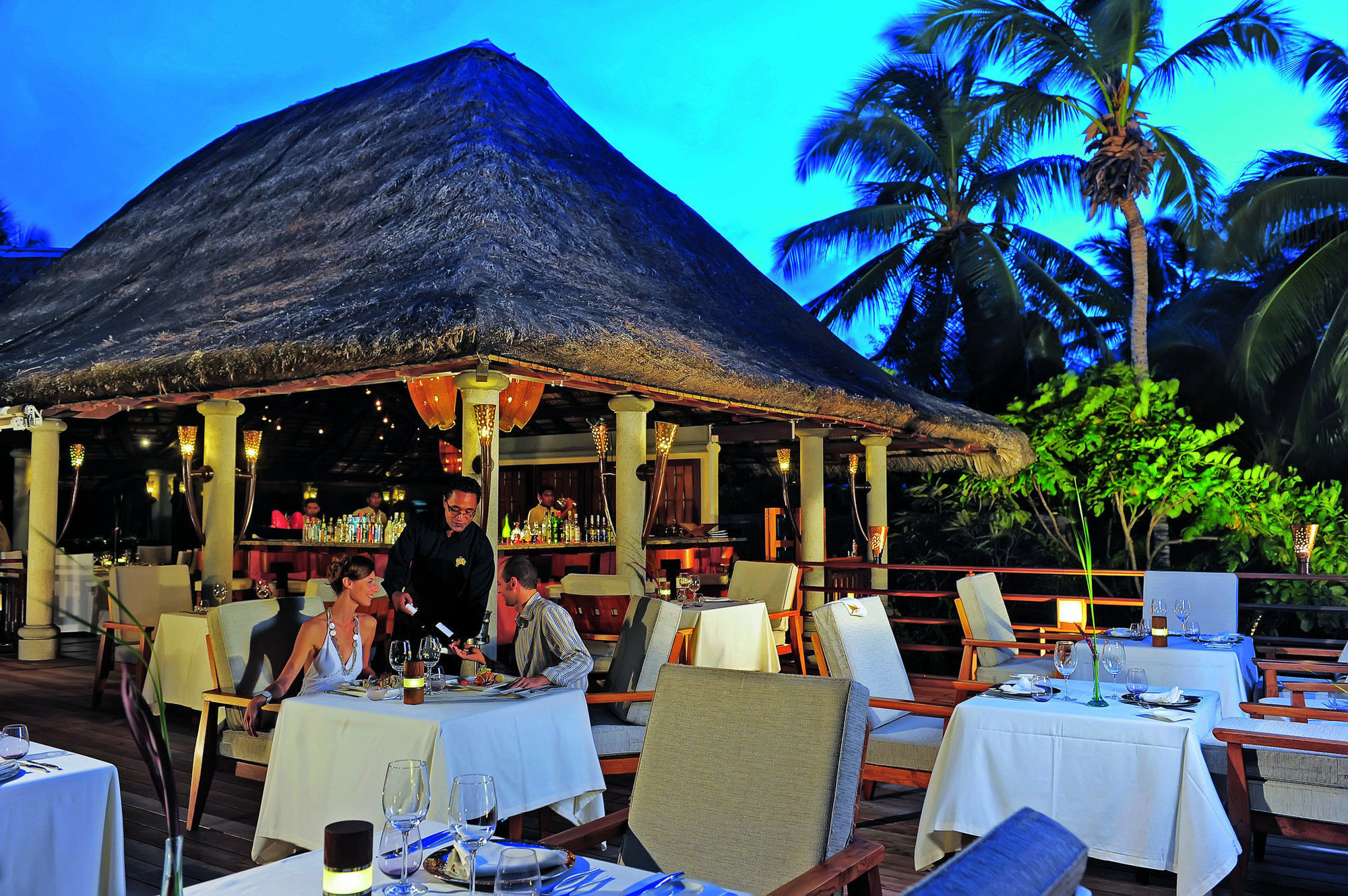 Constance Lemuria Hotell Grand Anse  Restaurang bild