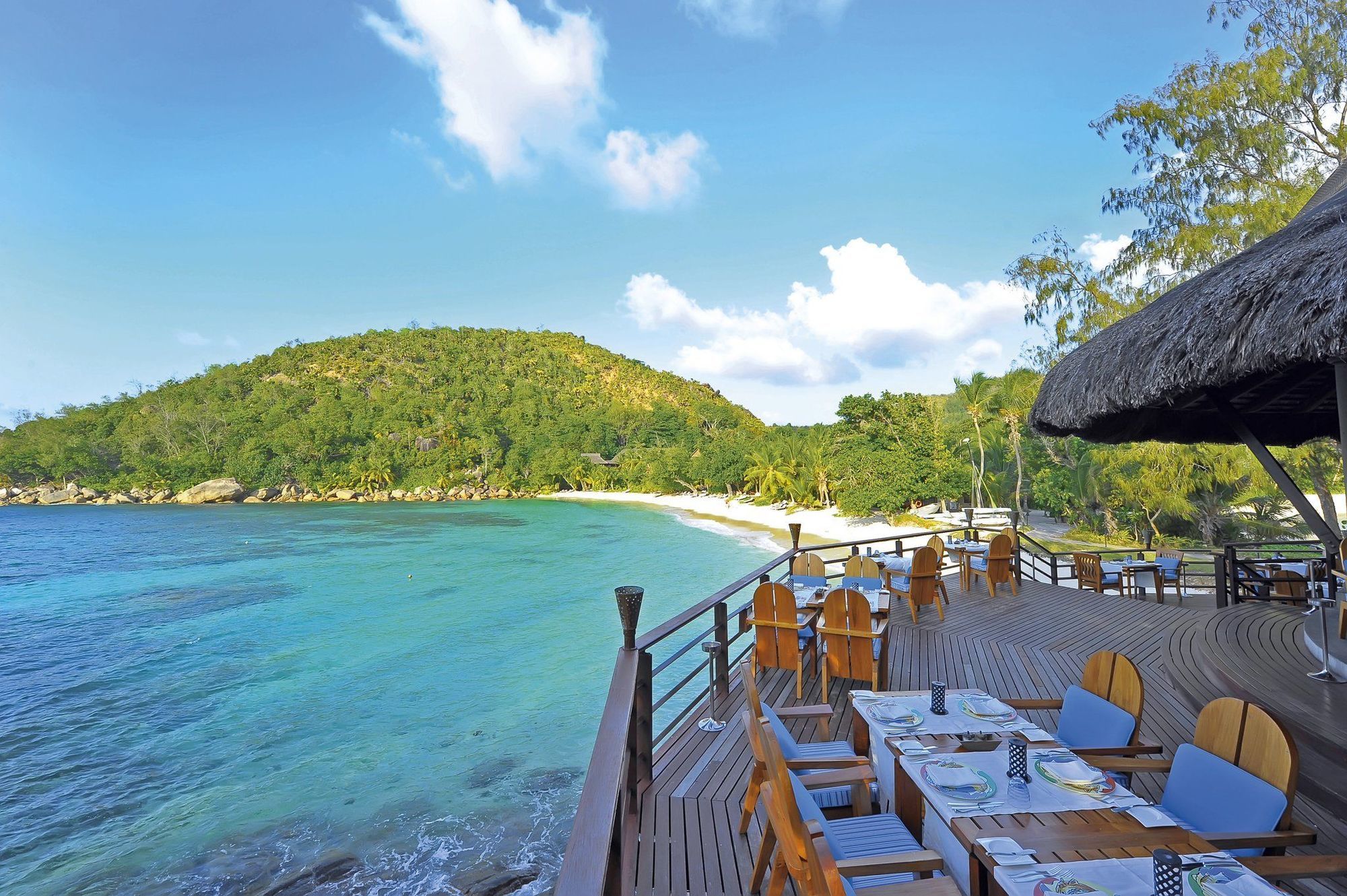 Constance Lemuria Hotell Grand Anse  Restaurang bild